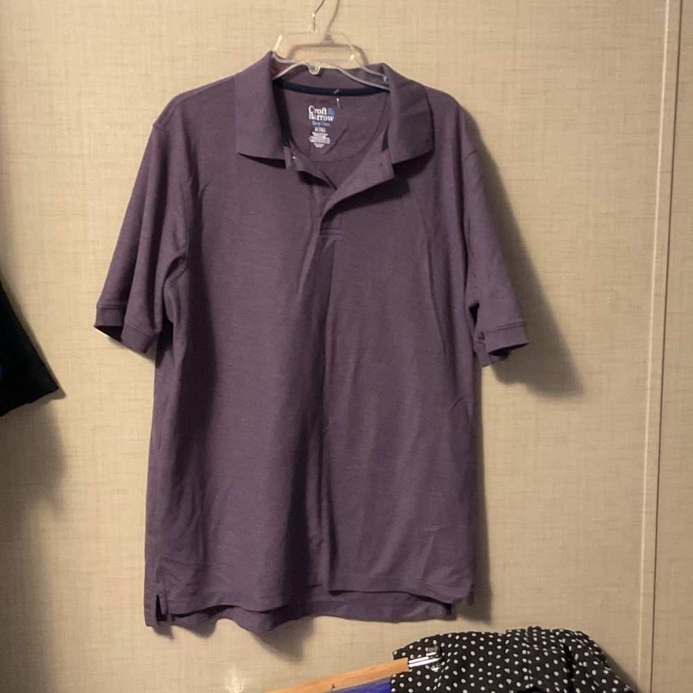 Croft & Barrow Classic Purple Polo Shirt